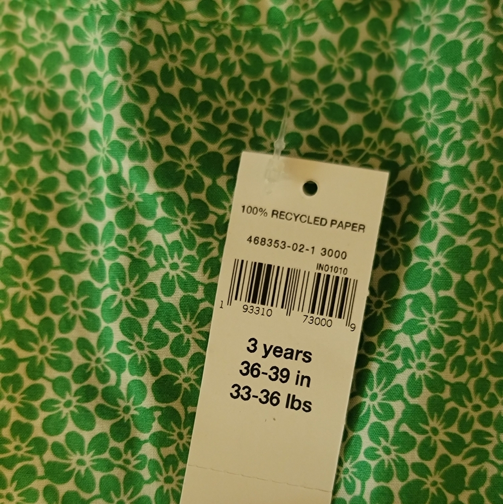 Green Patterned Dress - Picture 3 of 3